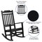 Flash Furniture Black Poly Resin Side Table & 2 Rocking Chairs JJ-C14703-2-T14001-BK-GG - alternate 10